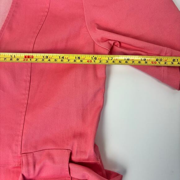 BCBGeneration Coral Tie-Waist Utility Romper Sz XS – Short Sleeve Jumpsuit NWOT - Picture 8 of 13